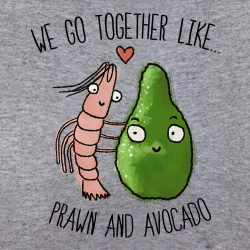 Prawn And Avocado t shirt